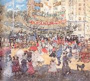 Maurice Prendergast Madison Square oil painting
